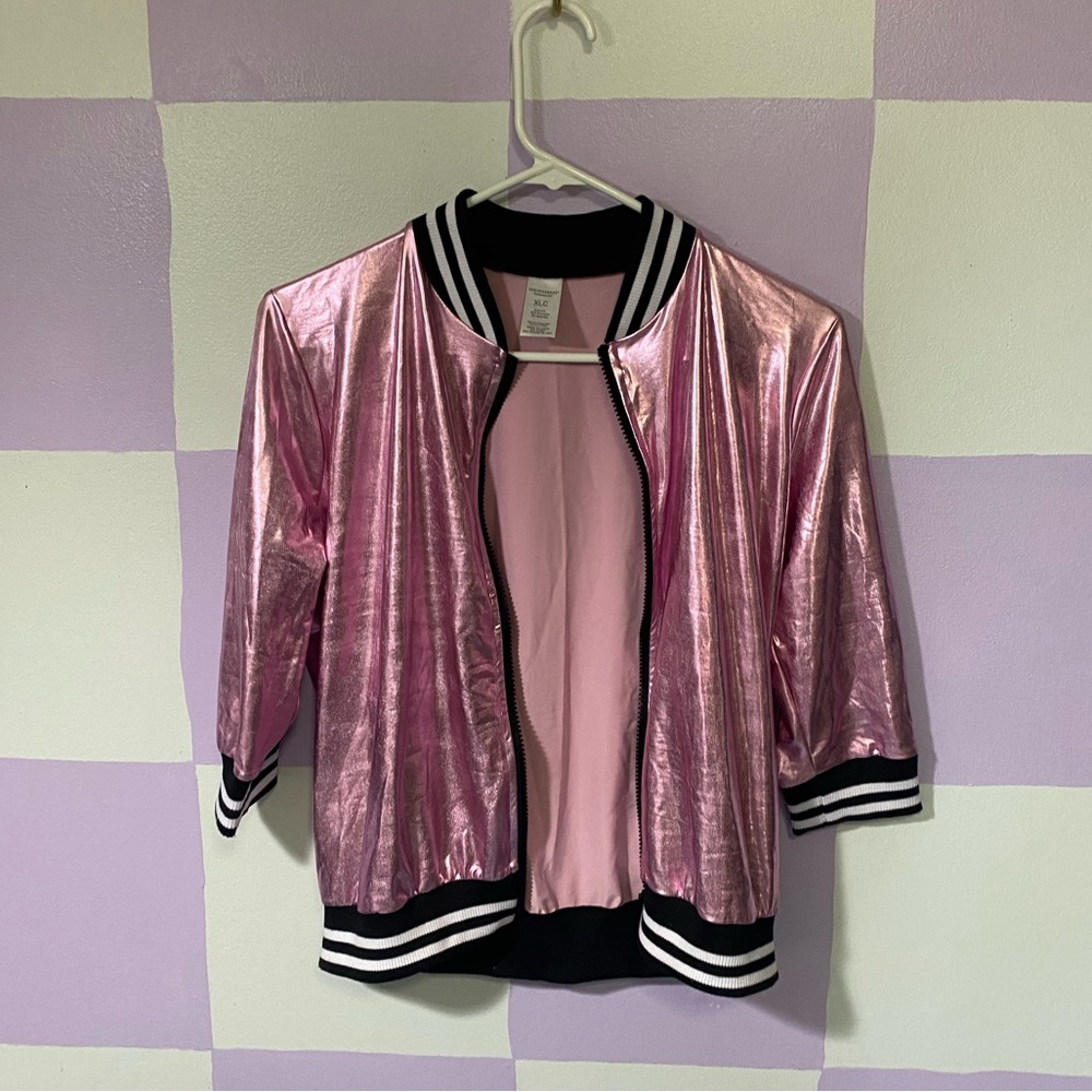 3/4 Length Sleeve Pink Lady Jacket